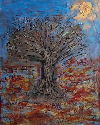 Baum · Acryl/Öl auf Leinwand · Karl A. Kern